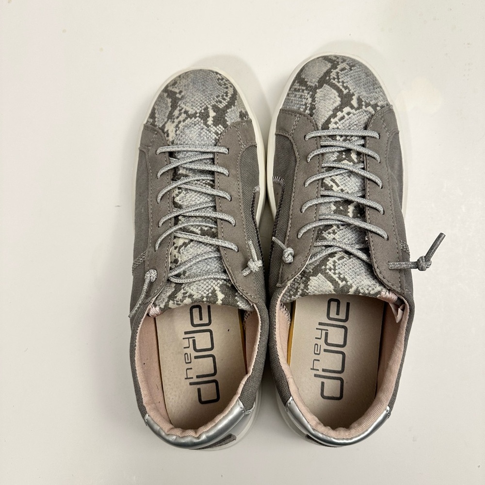 Hey Dude Women's Karina - Silver Python 2 Shoes S… - image 7